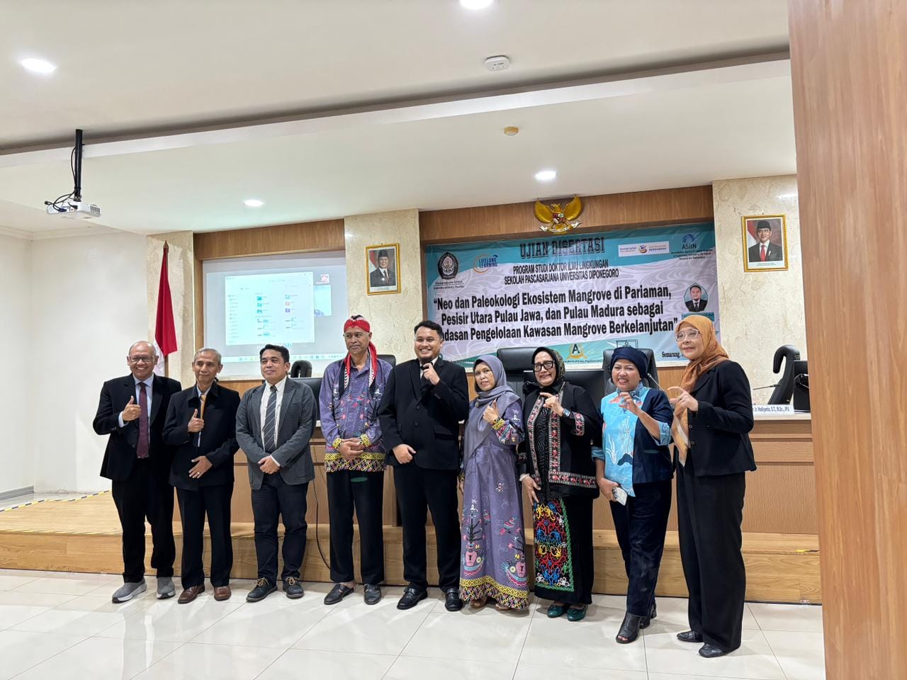Teliti Ekosistem Mangrove Indonesia, Mirza Raih Doktor di Undip