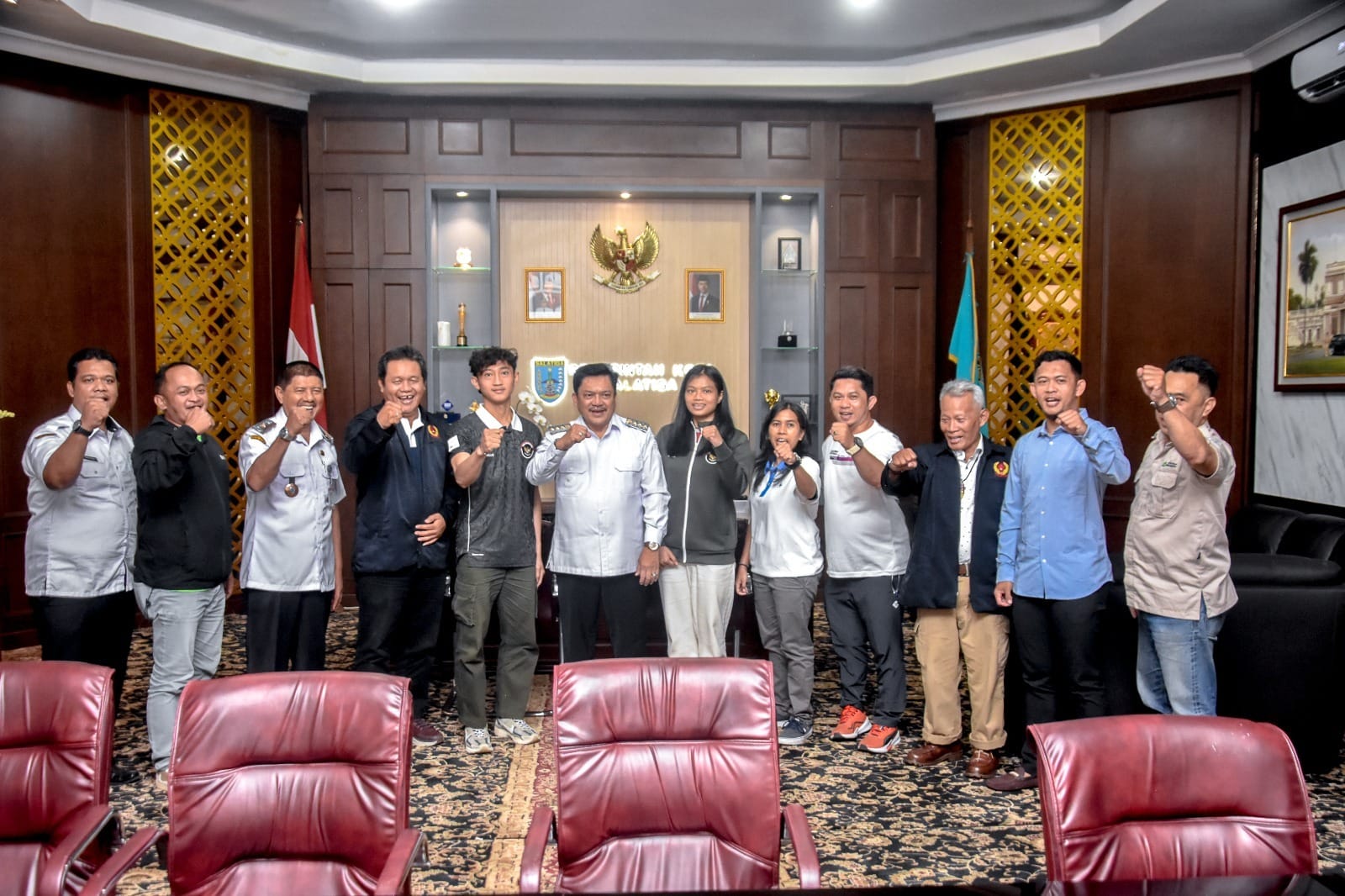 Temui Atlet SEA Games, Wali Kota Salatiga : Prestasi Bukan Kebetulan, Tapi Perjuangan Panjang