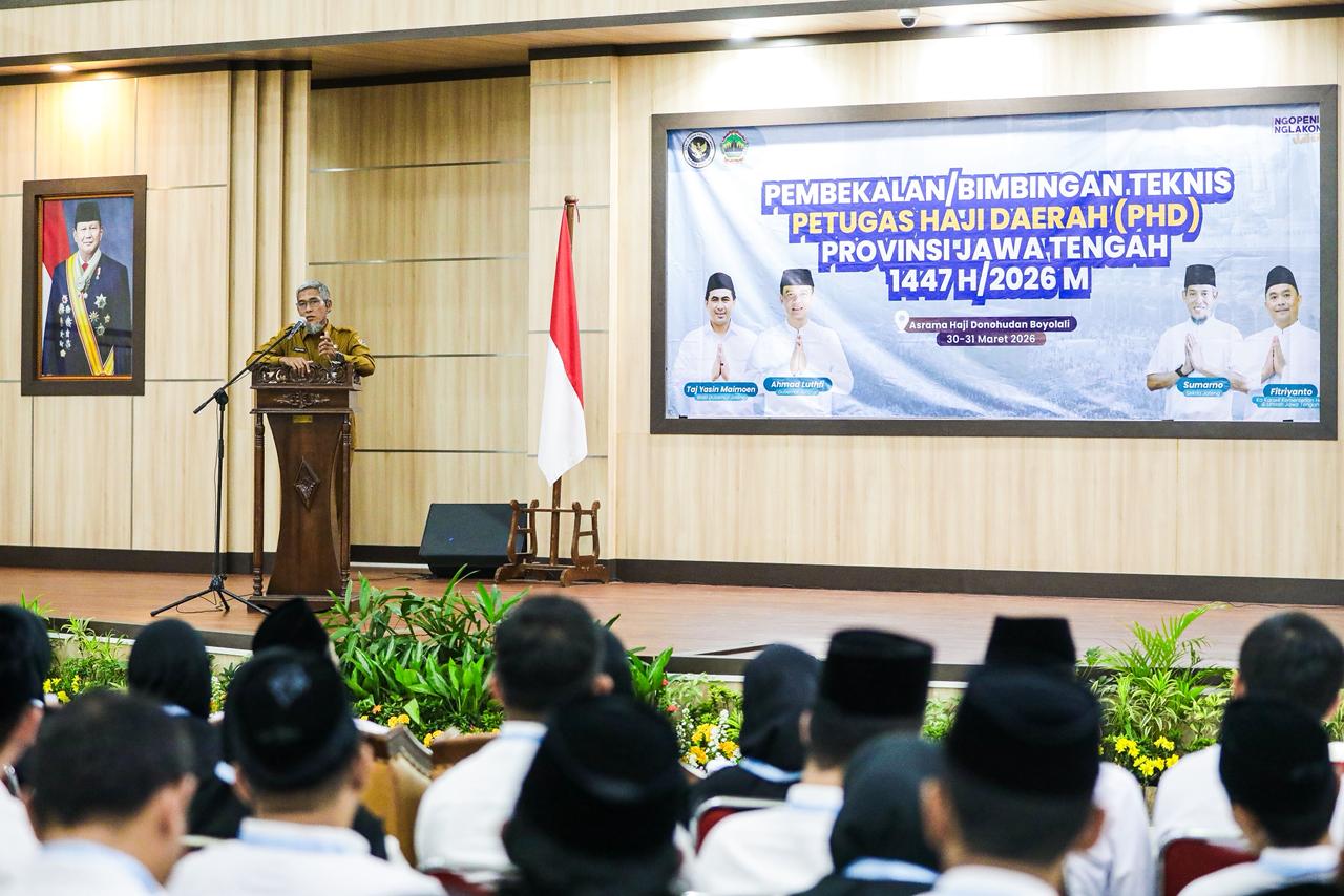 Jelang Haji 2026, Sekda Jateng Ingatkan Petugas: Utamakan Layanan, Jangan Sampai Jemaah Terabaikan