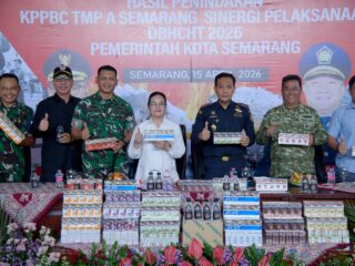 Pemkot Semarang dan Bea Cukai Musnahkan Barang Cukai Ilegal Senilai Miliaran Rupiah