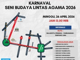 Catat! Minggu 26 April Ada Pengalihan Arus di Jalur Pemuda-Simpang Lima