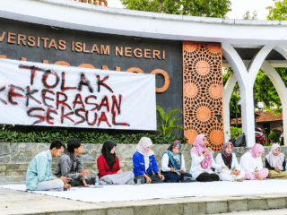 Mahasiswa UIN Walisongo Gelar Aksi Tolak Kekerasan Seksual, Desak Transparansi Kasus