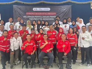 PMI Semarang Gelar Pelatihan Pertolongan Pertama dan Simulasi K9