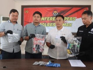 Kasus Narkoba di Sayung Demak, Penjual Es Teh Ditangkap Bawa 4,95 Gram Sabu