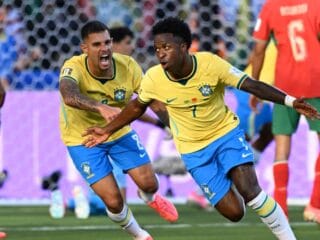Gol Indah Vinicius Jr Amankan Hasil Imbang Brasil vs Maroko