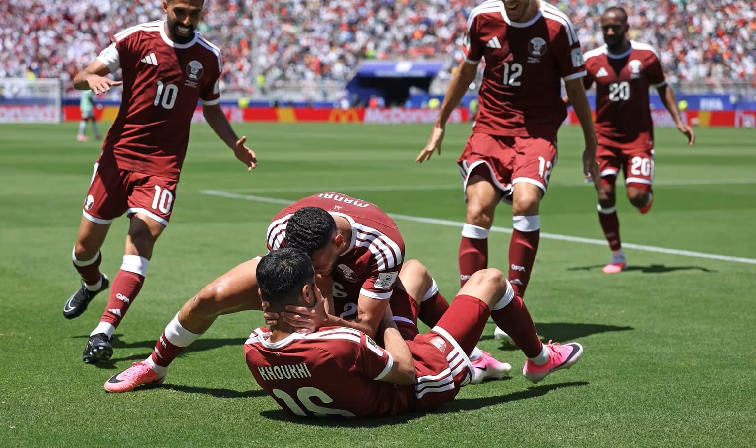 Laga Grup B Piala Dunia 2026 antara Qatar dan Swiss di San Francisco.