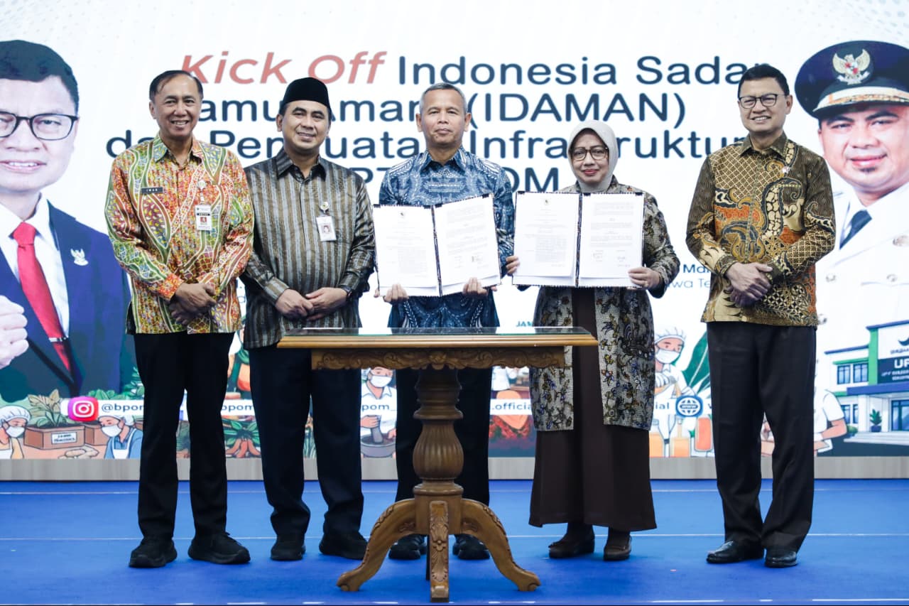 Kick Off Indonesia Sadar Jamu Aman (Idaman) yang dilakukan oleh Badan Pengawasan Obat dan Minuman (BPOM) di Gedung Gradhika Bhakti Praja Semarang pada, Selasa, 9 Juni 2026.