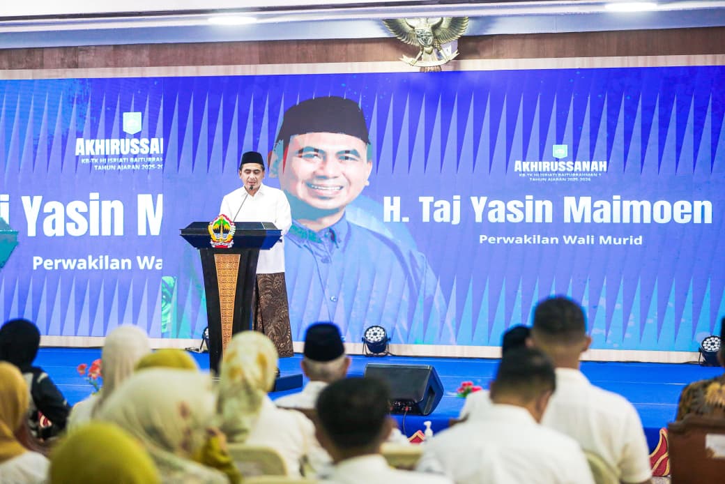 Wagub Jateng Taj Yasin tekankan pendidikan akhlak anak sejak dini.