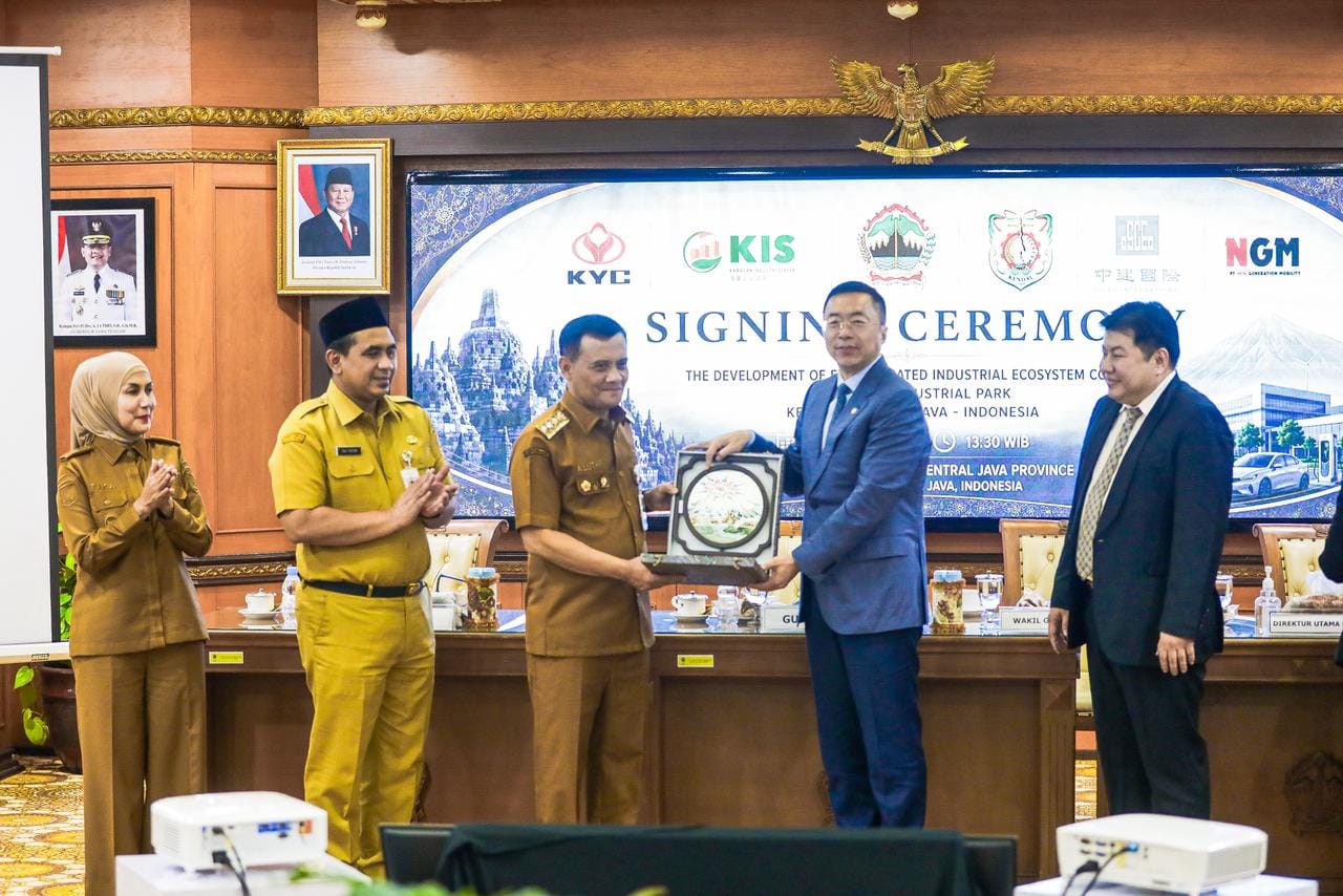 Pemprov Jateng menyambut kedatangan investor Tiongkok untuk proyek industri EV di Kendal.