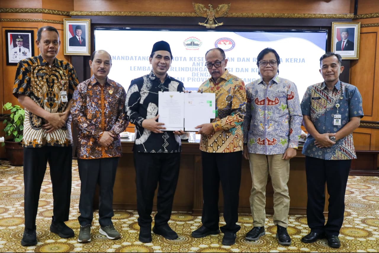 Sinergi Pemprov Jateng dan LPSK untuk memberikan perlindungan fisik, psikologis, dan sosial bagi korban kejahatan di lingkungan masyarakat dan pendidikan.