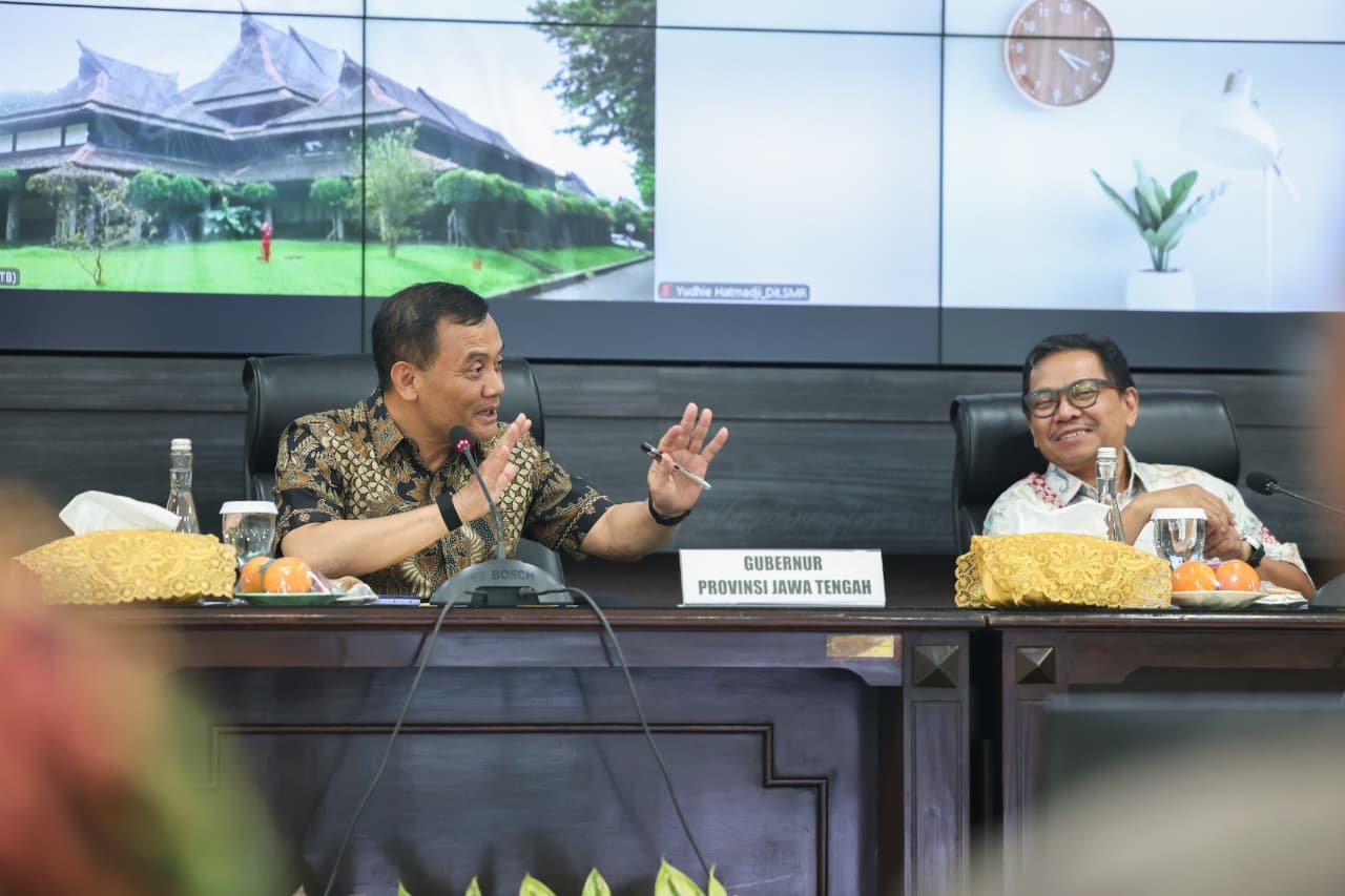 Gubernur Jawa Tengah Ahmad Luthfi memaparkan capaian program strategis dan ekonomi dalam acara FGD Bappeda Jateng.