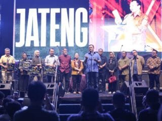 Malam pembukaan Jateng Fair 2026 di PRPP Semarang pada Jumat, 26 Juni 2026