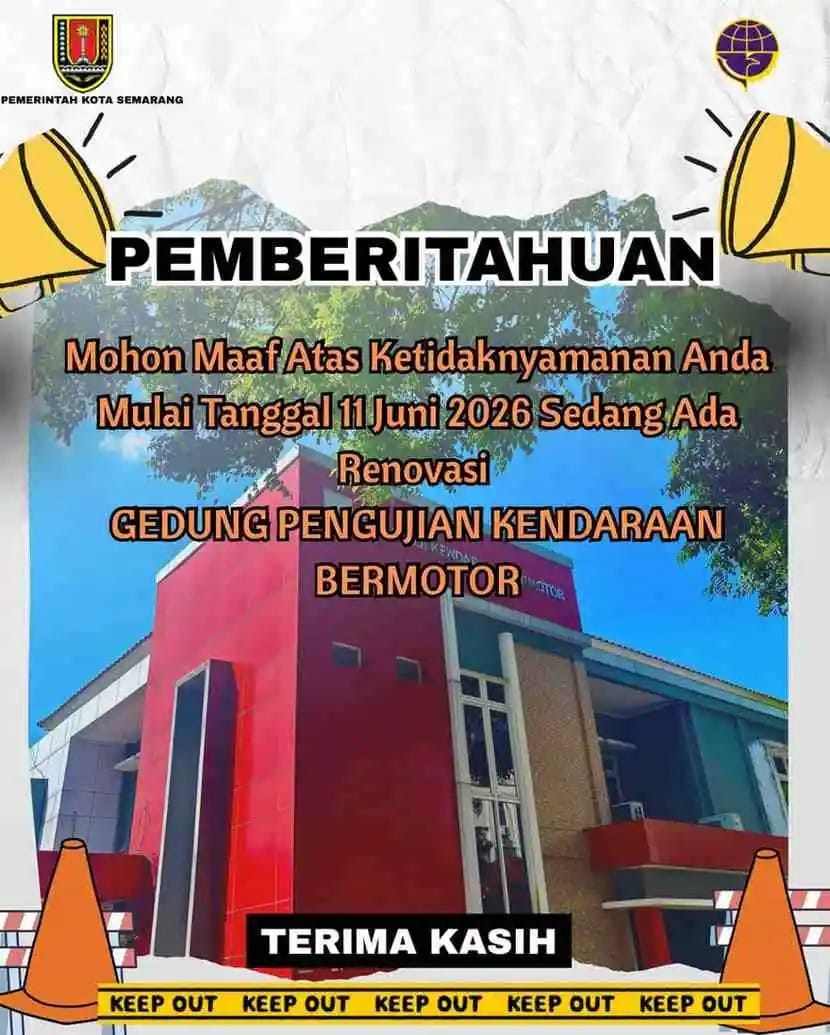 Dishub Semarang Renovasi Gedung Uji KIR Mulai 11 Juni. (dok Dishub Semarang)
