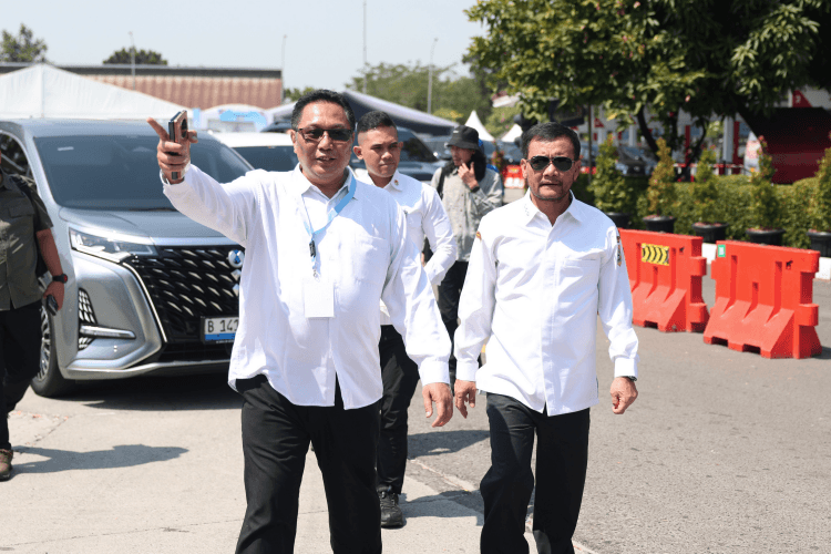 Gubernur Jateng Ahmad Luthfi hadiri peluncuran B50 bersama Presiden Prabowo di Karawang.