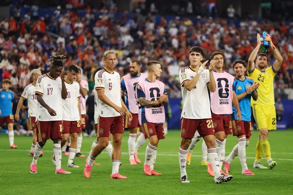 Timnas Spanyol mengalahkan Prancis di laga semifinal Piala Dunia 2026.