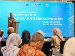 Sekda Jateng Sumarno hadiri FGD Implementasi Pengadaan Berkelanjutan bersama LKPP di Semarang.