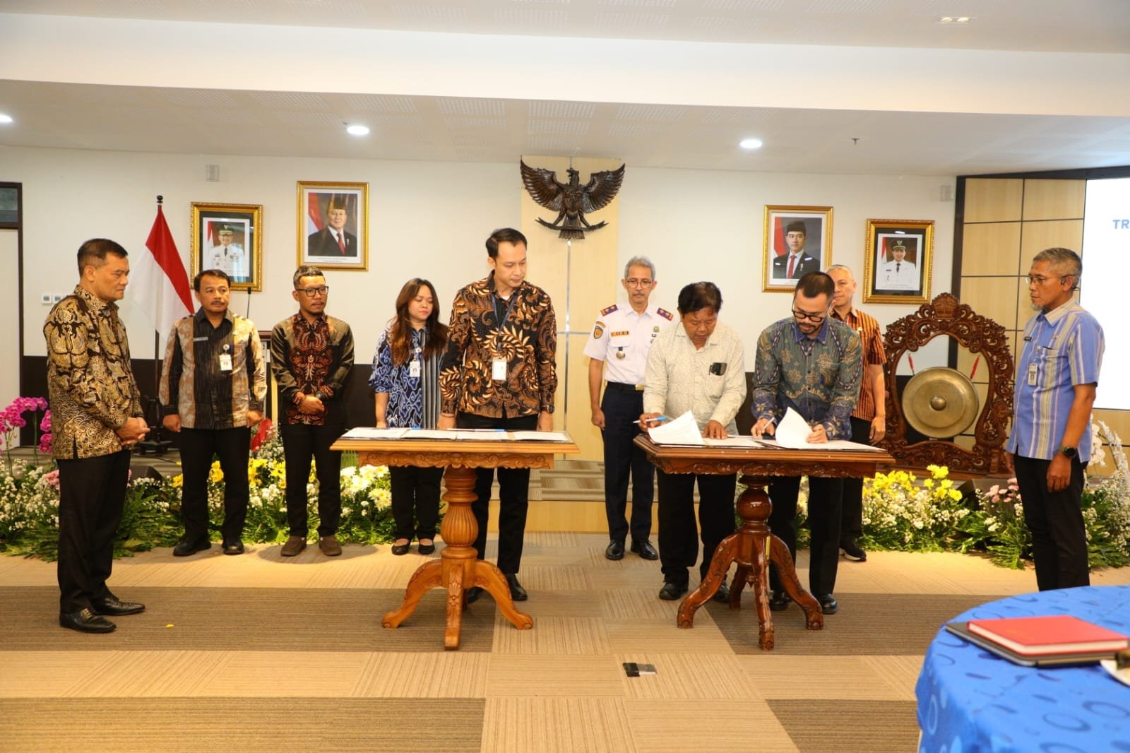 Penandatanganan kerja sama pemanfaatan aset Pemprov Jateng dengan investor oleh Satgas Pandawa.