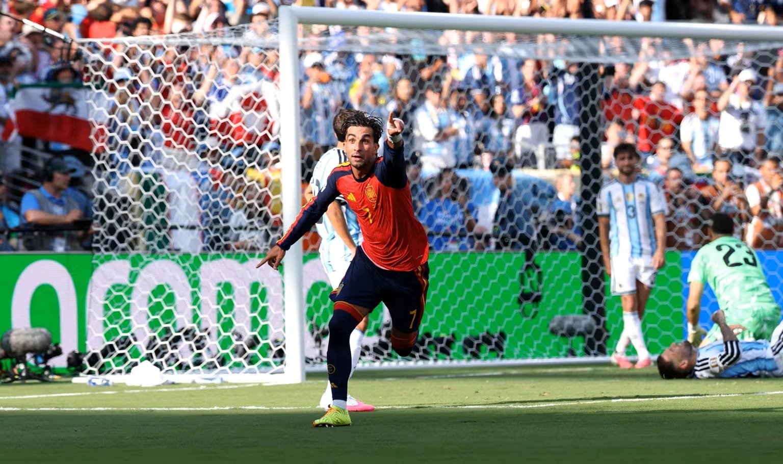 Ferran Torres mencetak gol penentu kemenangan Spanyol 1-0 atas Argentina di babak perpanjangan waktu.