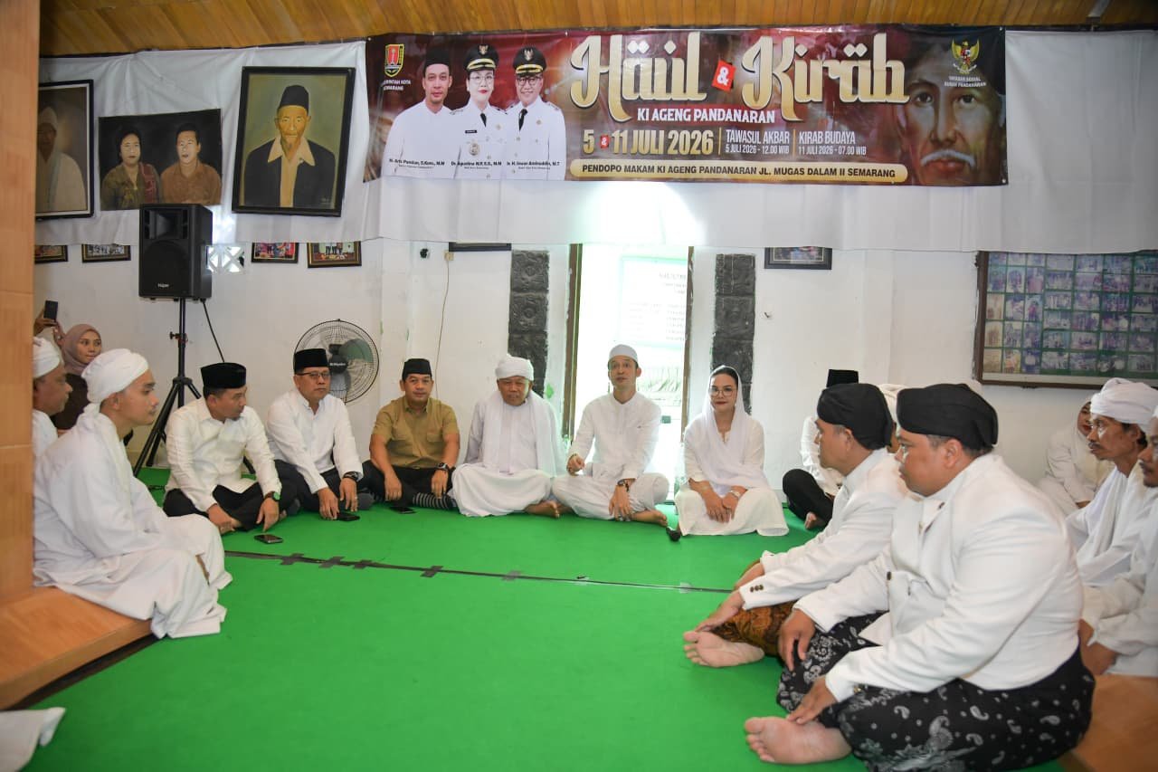 Wali Kota Semarang Agustina Wilujeng hadiri Haul Sunan Pandanaran jelang MTQ Nasional XXXI 2026.