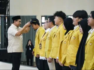 Wagub Jateng Taj Yasin lepas ribuan mahasiswa KKN Unsoed di Auditorium Graha Widyatama Banyumas.