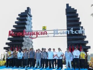 peresmian Bendungan Jlantah di Karanganyar