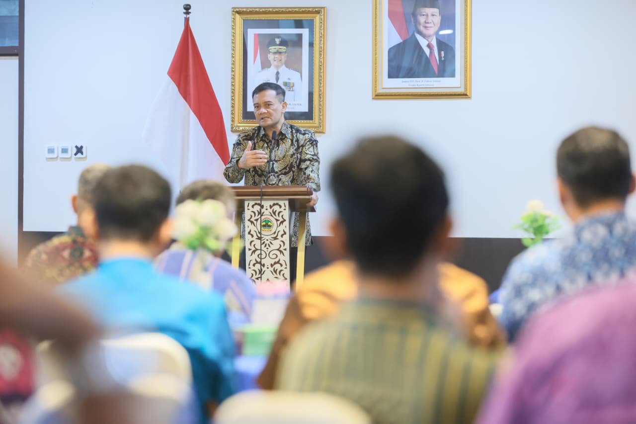 Gubernur Ahmad Luthfi luncurkan Satgas Pandawa di Gedung Merah Putih Semarang.