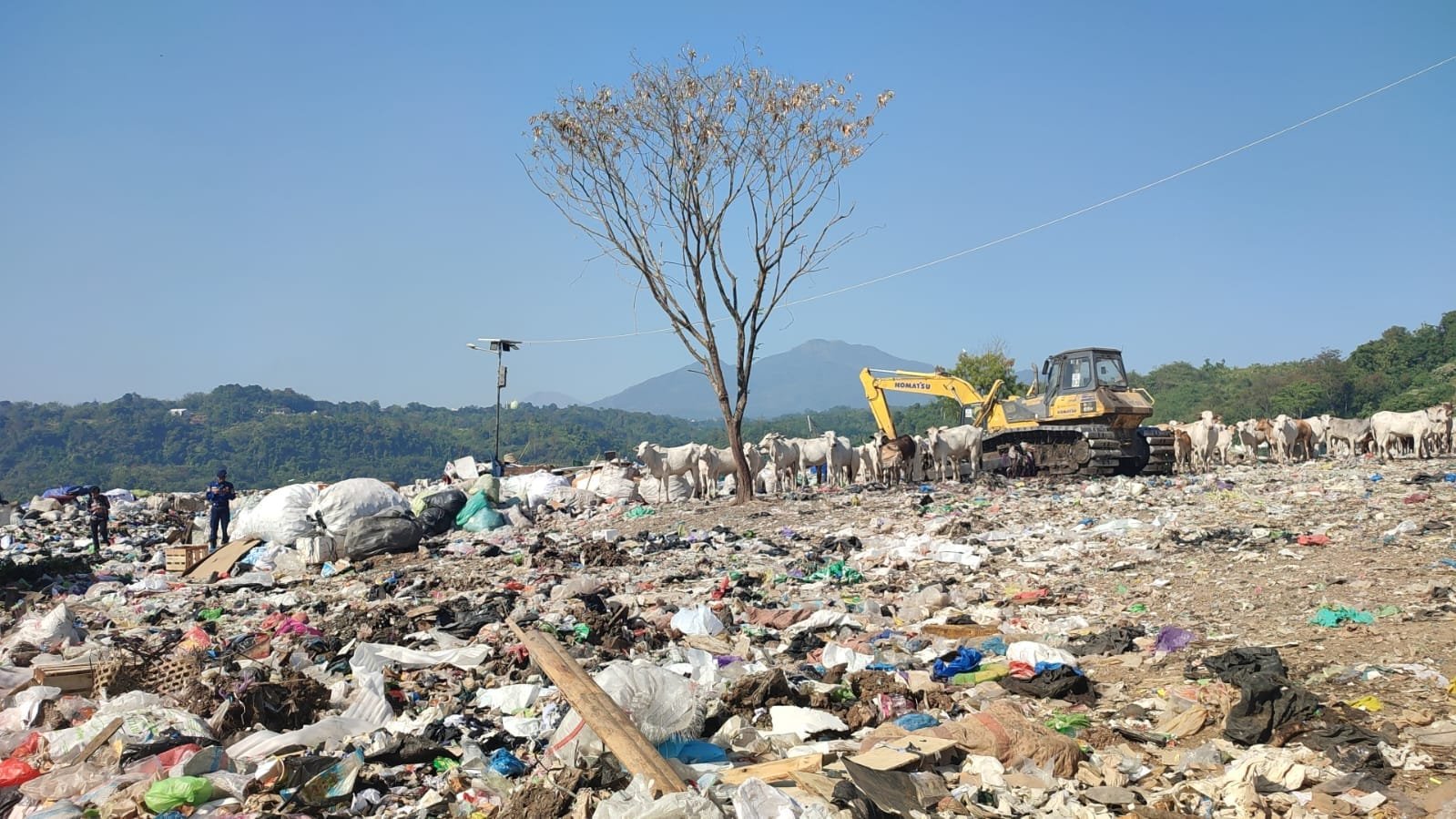 Kondisi lahan TPA Jatibarang yang dipersiapkan oleh Pemkot Semarang untuk lokasi proyek PSEL.