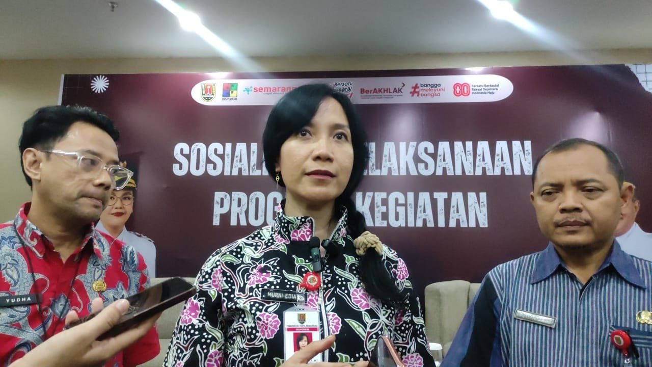 Kepala Disperkim Kota Semarang Murni Ediati.