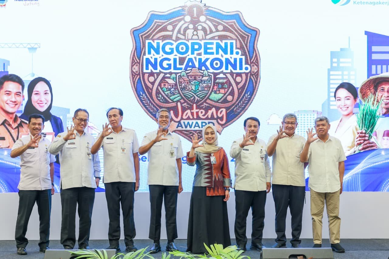 Pemprov Jateng dan BPJS Ketenagakerjaan luncurkan program Ngopeni Nglakoni sasar pekerja desa.