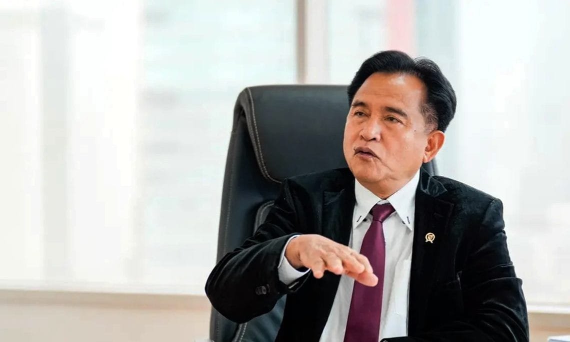 Menteri Koordinator Bidang Hukum, HAM, Imigrasi, dan Pemasyarakatan, Prof Yusril Ihza Mahendra.