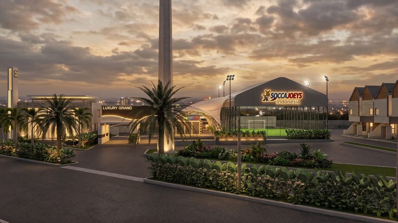 Desain perumahan Luxury Grand Semarang hadirkan fasilitas premium dan sekolah bola.