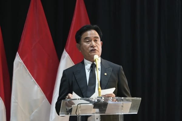 Menko Kumham Imipas Prof Yusril Ihza Mahendra.
