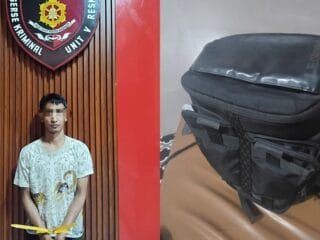 Polrestabes Semarang amankan pelaku pencurian tas penumpang di Stasiun Tawang usai viral.