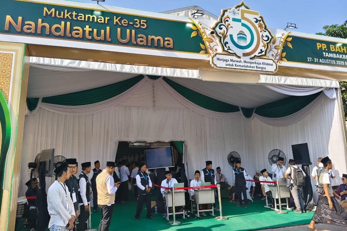 Suasana Muktamar ke-35 NU Jombang.
