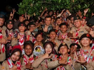 Tinjau Jamnas XII di Cibubur, Gubernur Ahmad Luthfi Sebut Pramuka Cetak Calon Pemimpin Masa Depan