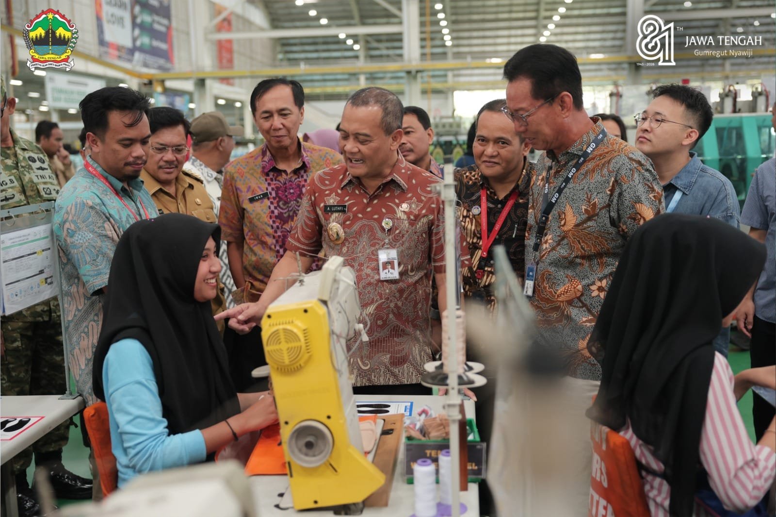 Geliat pembangunan infrastruktur dan ekonomi Jawa Tengah terus melesat di usia ke-81.