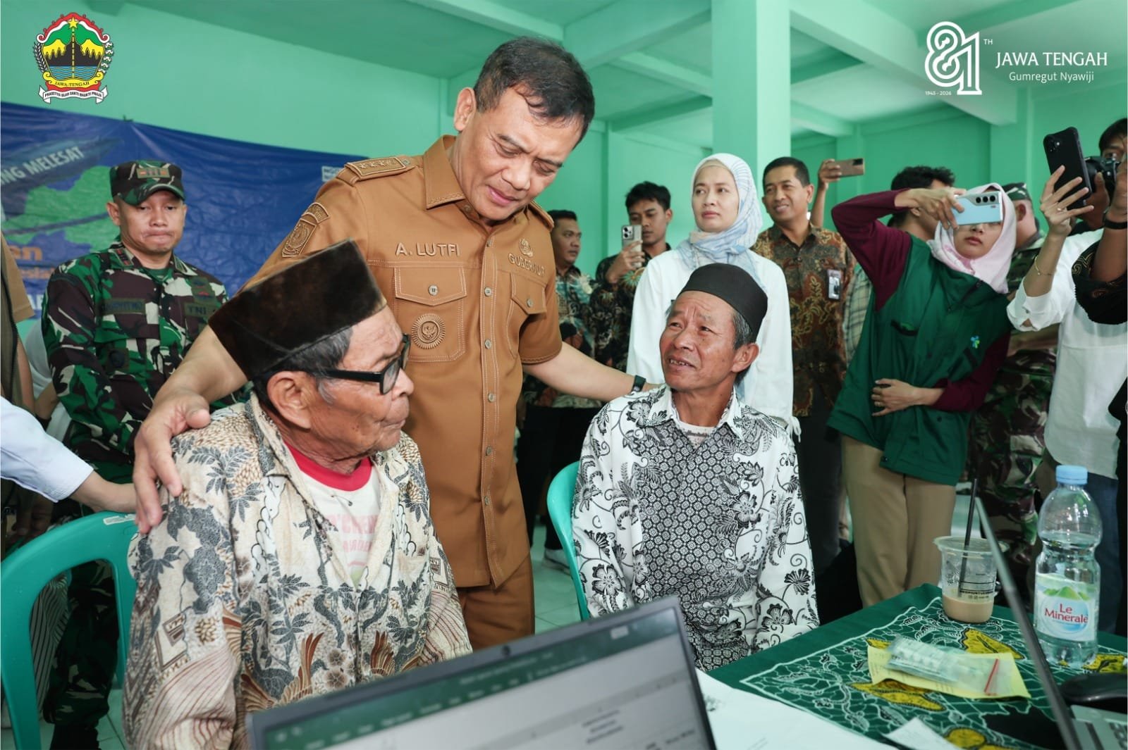 Gubernur Ahmad Luthfi tinjau langsung Program Speling gratis bagi warga desa di Jawa Tengah.