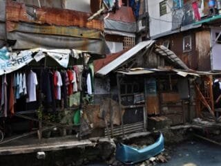 Foto Ilustrasi Pemukiman Miskin.