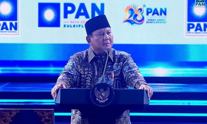Presiden Prabowo Subianto saat menyampaikan rencana menggratiskan pendidikan dari SD hingga Perguruan Tinggi