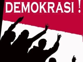 Ilustrasi Indeks Demokrasi Indonesia. (Foto: Pinterest)