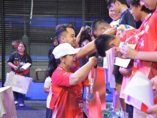 Wali Kota Agustina Wilujeng hadir di penutupan Turnamen Padel Piala Wali Kota Semarang.