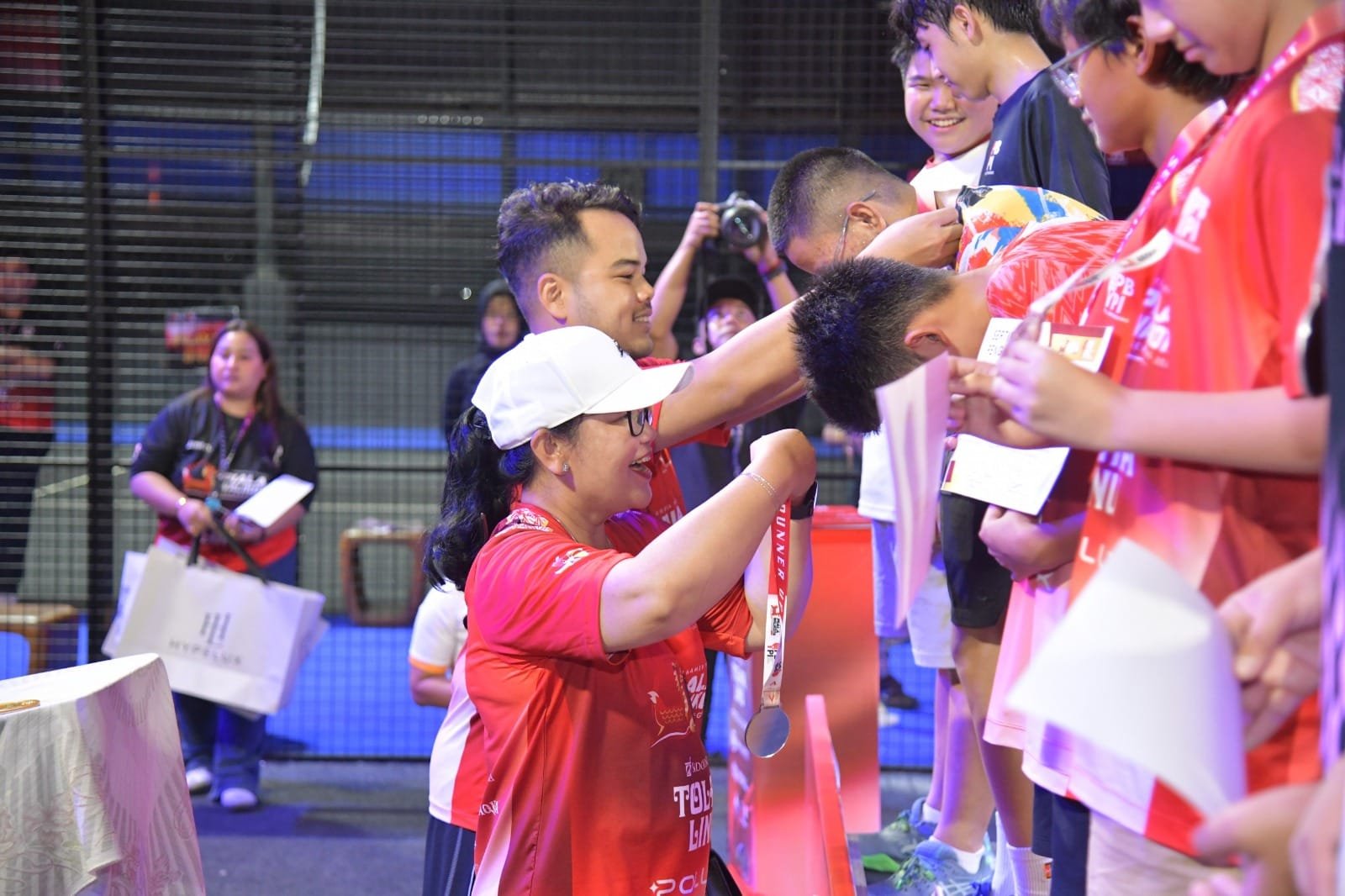 Wali Kota Agustina Wilujeng hadir di penutupan Turnamen Padel Piala Wali Kota Semarang.