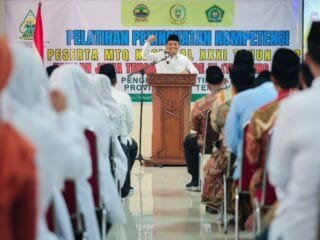 Gubernur Jateng Ahmad Luthfi beri motivasi kafilah MTQ Nasional 2026.