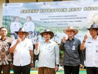 Wagub Jateng Taj Yasin hadiri acara Jateng Livestock Fest 2026 di Semarang.