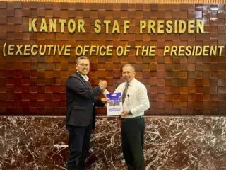 Rektor USM Dr Supari gelar audiensi dengan Tenaga Ahli Utama KSP Dr Hartanto.