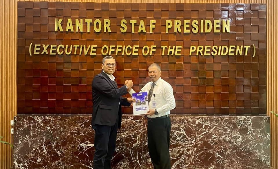 Rektor USM Dr Supari gelar audiensi dengan Tenaga Ahli Utama KSP Dr Hartanto.