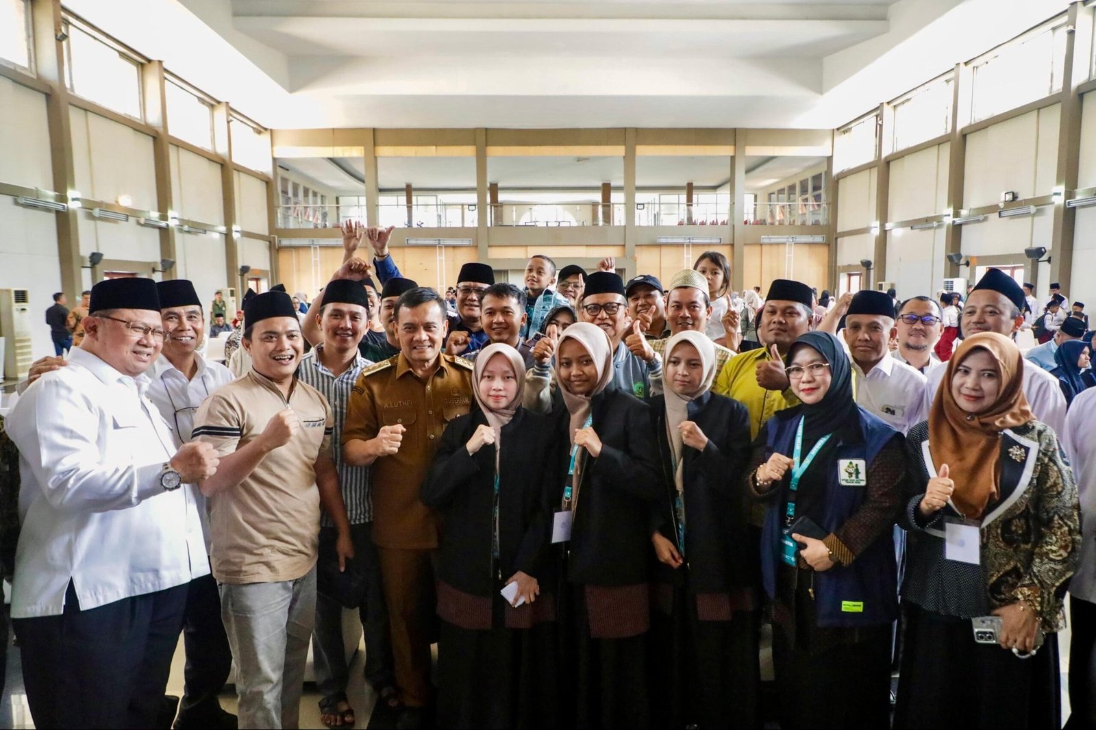 Gubernur Jateng Ahmad Luthfi tonton langsung kafilah bertanding di UIN Walisongo Semarang.