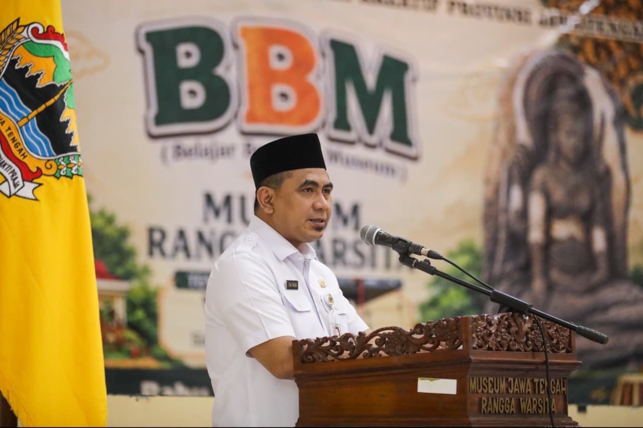 Wagub Jateng Taj Yasin Maimoen buka acara Belajar Bersama Museum di Museum Ranggawarsito.