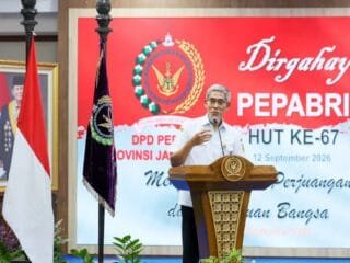 Rayakan HUT ke-67, Sekda Sumarno Dorong Pepabri Terlibat Aktif Entaskan Kemiskinan Daerah