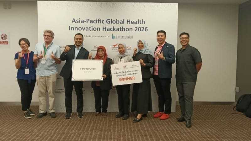 Tim kolaborasi peneliti UNDIP BRIN dan Poltekkes menangkan Asia-Pacific Global Health Innovation Hackathon 2026